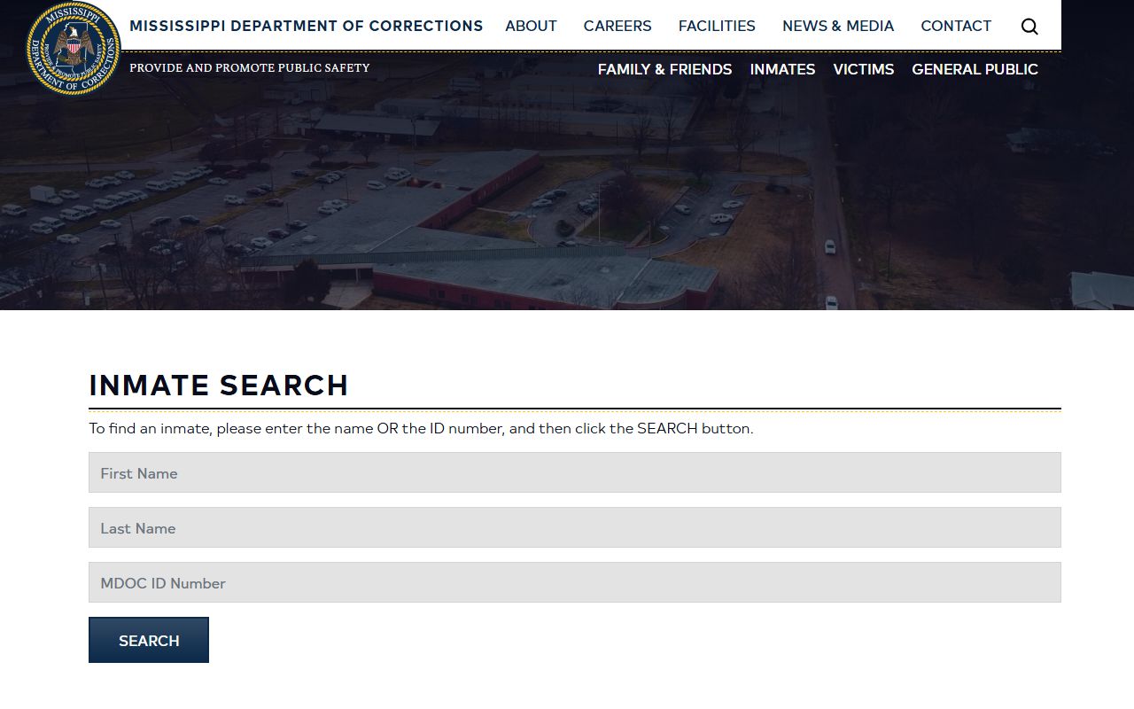 MDOC inmate search for Jefferson Davis County sentenced inmates
